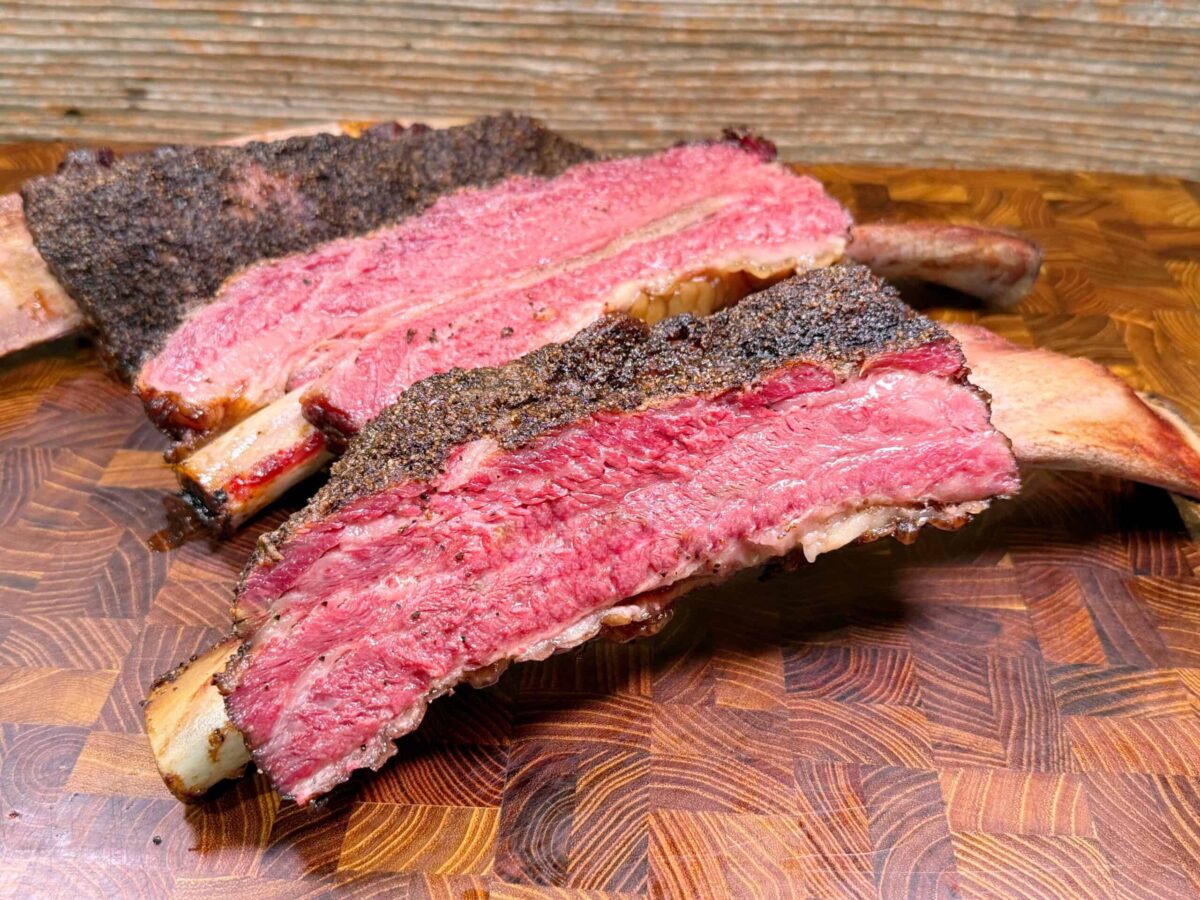 BEST Pastrami Beef Ribs – Smoked BBQ Dino Ribs Recipe