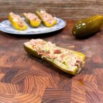 Viral Chopped Turkey Club in a Dill Pickle Sandwich