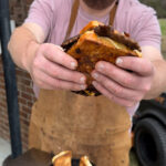 Grilled Cheese and Tomato Soup Smash Burgers