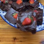 Chocolate Covered Strawberry Brownies