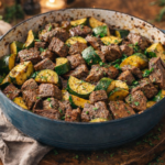 Steak Bites & Zucchini