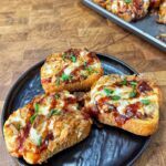 Smoky Pulled Pork Toast With Cheese and Fried Onions