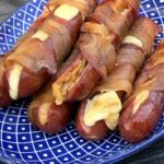Bacon Wrapped Cheese Dogs: Quick Party Snack Recipe