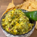 Roast Corn and Bacon Gringo Guacamole: A Bold Dip Recipe