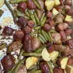One Pan Smoky Sausage, Green Beans, and Potatoes Recipe