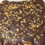Easy Banana Bark With Peanut Butter And Dark Chocolate