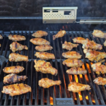 Hot Honey Chicken Wings with Black Pepper Garlic