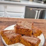 Cinnamon Pumpkin Blondies
