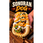Sonoran Hot Dogs with Bacon and Pinto Beans