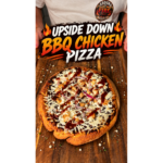 Upside Down BBQ Chicken Pizza