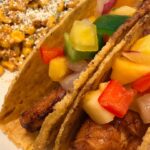 Salmon Tacos with Mango Jalapeno Salsa