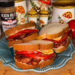 Bacon and Tomato Sandwich with Seasoned Bacon