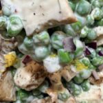 Creamy High Protein Pea & Chicken Salad