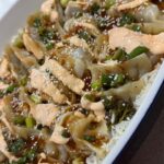 Potsticker Rice Bake with Broccolini