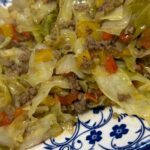 Dirty Cabbage With Ground Beef and Cajun Seasoning