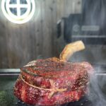 Reverse Seared Tomahawk Steak